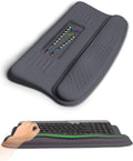 Ergonomic Wave Wrist Rest with Keyboard Stand, Cushioned Palm Rest, Comfortable by KUOSGM