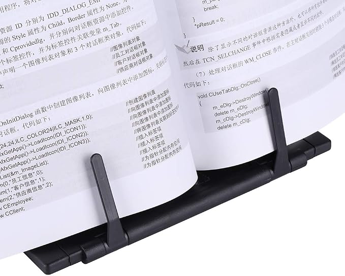 KLOUD CityBlack Metal Desktop Document Book Holder - Image 4