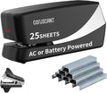 Coruscant Electric Stapler, No Jam Easy Reload, 25 Sheet Automatic Staplers by coruscant