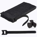 Nettbe 60 PCS 6 Inches Reusable Cable Ties, Adjustable Cord Straps Wire by Nettbe
