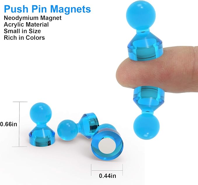Ant Mag Magnetic Push Pins Strong Push Pin Magnets - Image 2