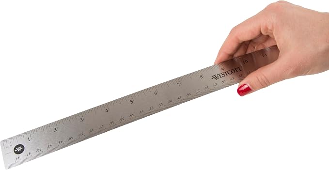 Westcott Stainless Steel Ruler Set - Image 6