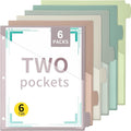 Epakh 6 Pcs Binder Dividers for 3 Rings Binders Index Dividers by Epakh
