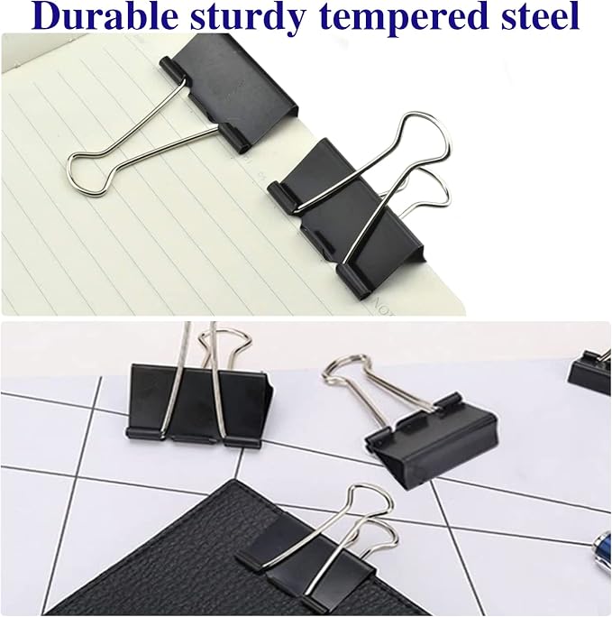 Large Binder Clips 2 Inch, Extra Large Binder Clips Big Paper Clamps Giant Clips - Image 5