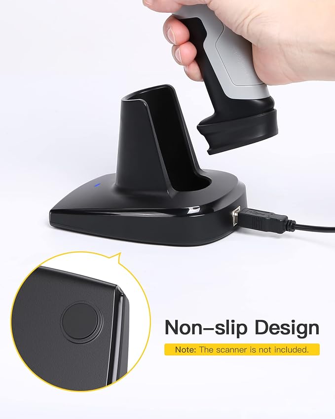 Inateck Barcode Scanner Charging Base, Suitable - Image 5