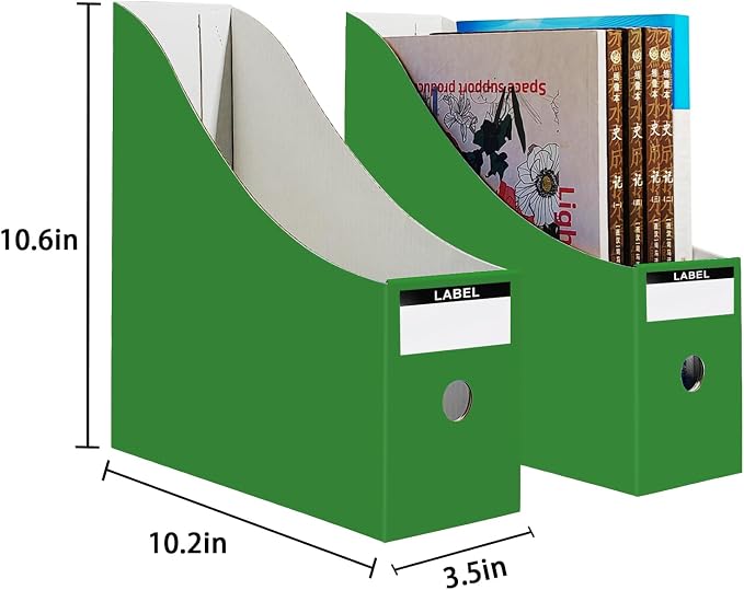 Limitliho 6 Pack Cardboard Magazine Holder - Image 6