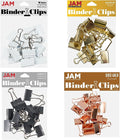JAM PAPER Colorful Binder Clips Assortment by JAMPaper