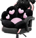 DOBUONO Cat Paw Cushion Kawaii Office Chair Cushion Comfy Plush Gaming Chair by DOBUONO