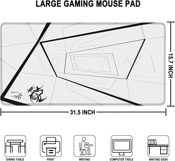 Mouse Pad Gaming, Waterproof Extra Large Mousepad - Image 3