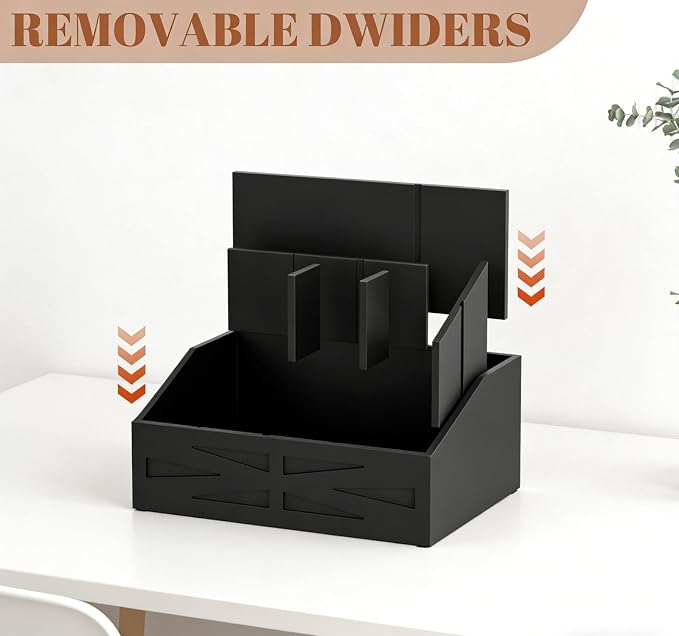 Large Mail Organizer Countertop, Farmhouse Desk and Kitchen Countertop Storage - Image 9