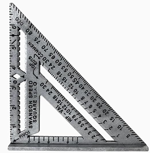 Swanson Speed Square Pro 7" | Made in the USA innovative rafter square by SwansonTool