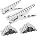 2 PCS Heavy Duty Stapler with 4000 Staples, Plier Stapler 25 Sheets Capacity by YOUNTHYE