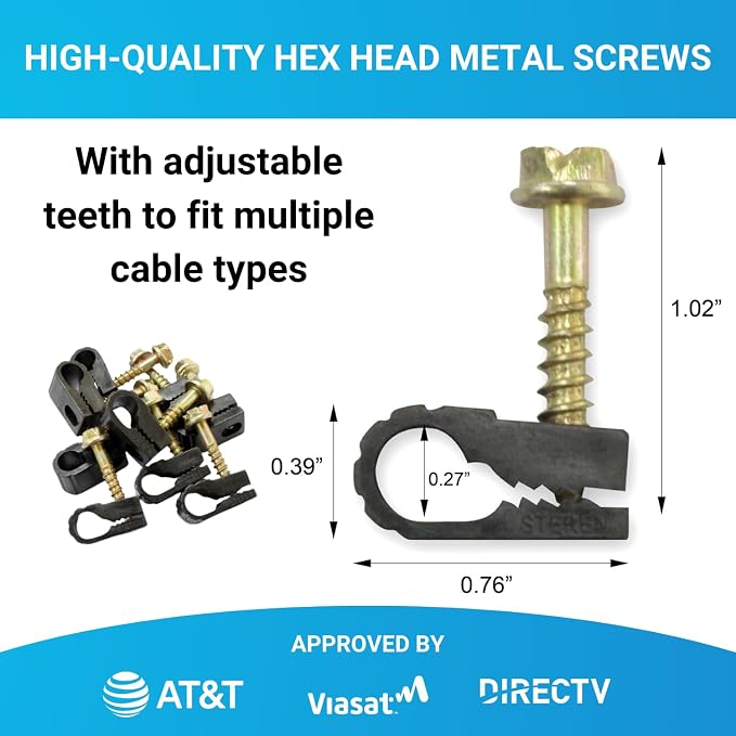 STEREN Coaxial Cable Clips - Image 8