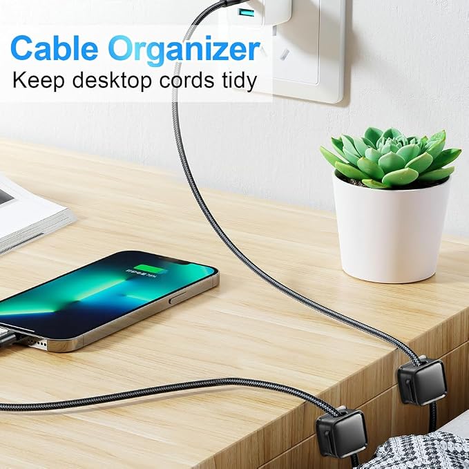 18 Pack Cord Organizer Holder, Magnetic Cable Clips Management, Easy Adhesive - Image 7