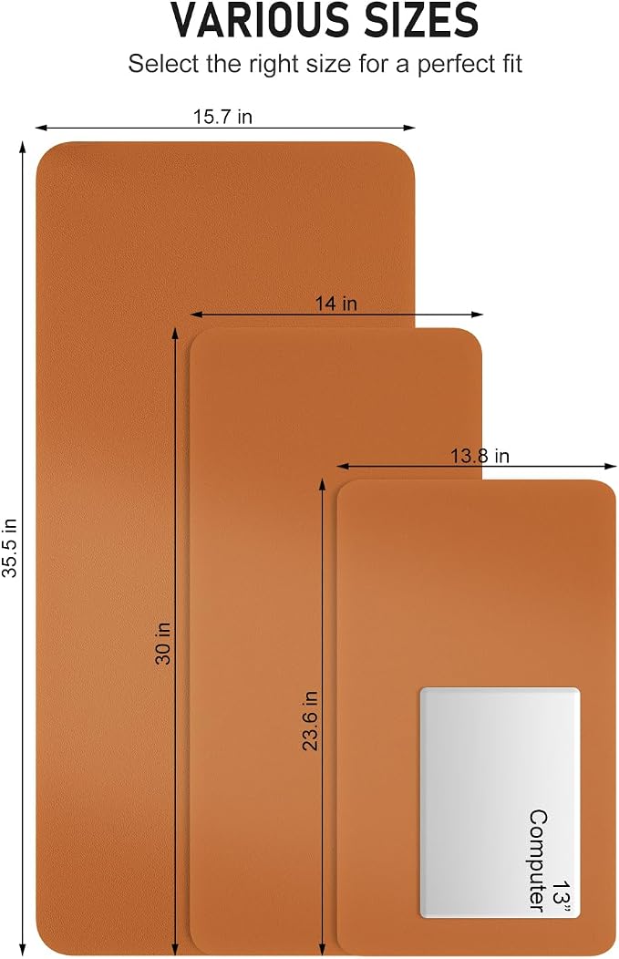 Desk Pad, Waterproof Laptop Computer Writing Mat - Image 6