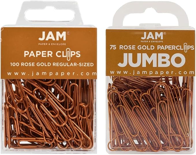 JAM PAPER Combo Pack Colorful Paper Clips by JAMPaper