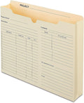Staples Reinforced Pre‑Printed File Jackets, Letter Size, 2‑Inch Expansion by Staples