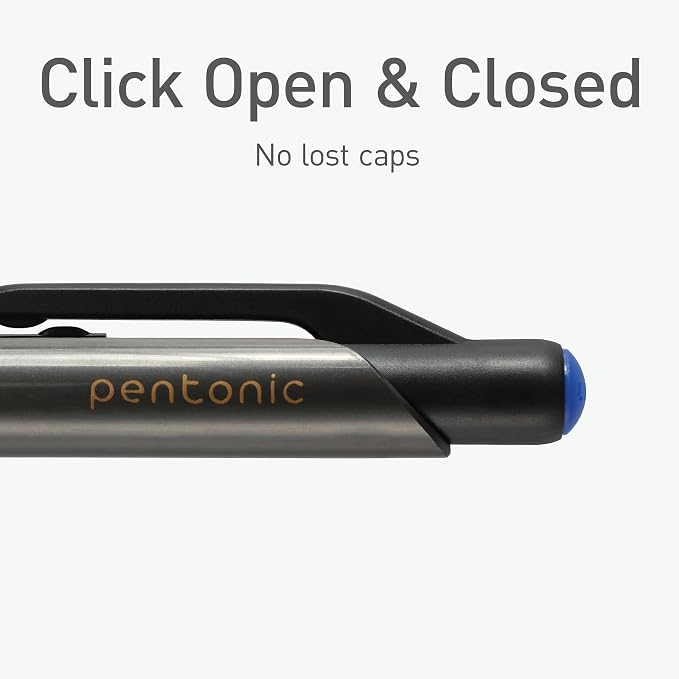 Pentonic G-RT Retractable Gel Pens, 0.7 mm Fine Point, Smooth Writing - Image 5