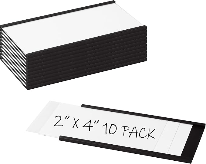Realth C Channel Magnetic Label Holders 10 Pack 2' x 4'' - Image 7