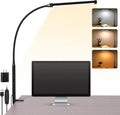 Voncerus LED Desk Lamp with Clamp, Eye-Caring Clip on Lights by Voncerus