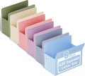 Ansook Expanding File folders, 6 Pack Letter Size 5.25" Expandable Accordion by Ansook