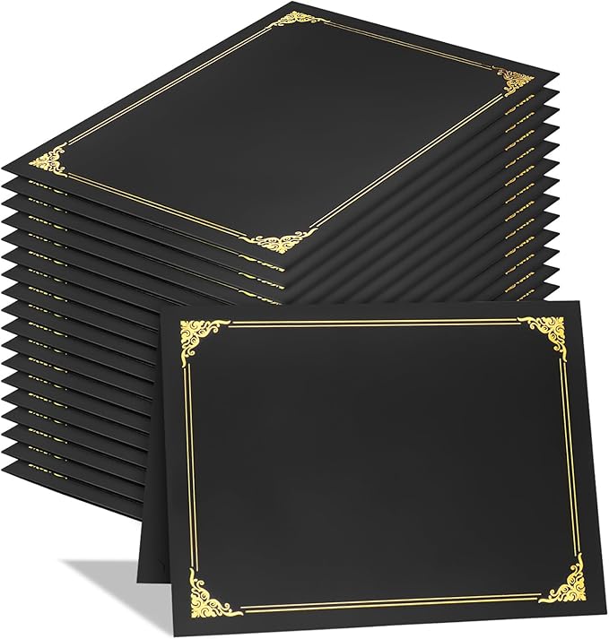 25 Packs Certificate Holders, Diploma Holders, Certificate Folders by COIDEA