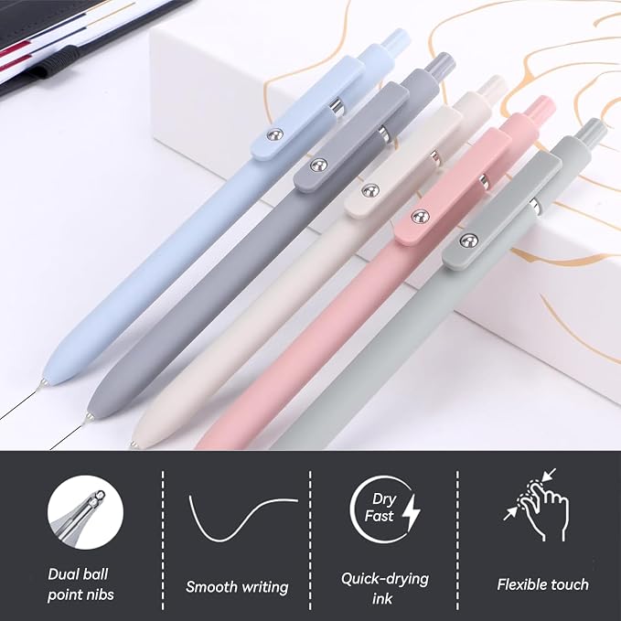 ACEES Gel Pens, Quick Dry Aesthetic Pens - Image 4
