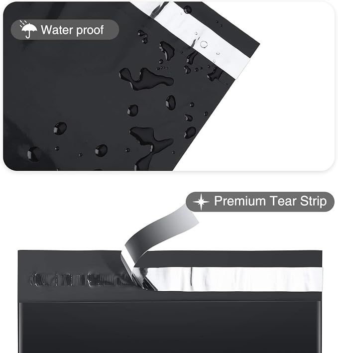 Fuxury 1200 Pcs 24x24" Poly Mailers, Waterproof Mailing Envelopes - Image 3
