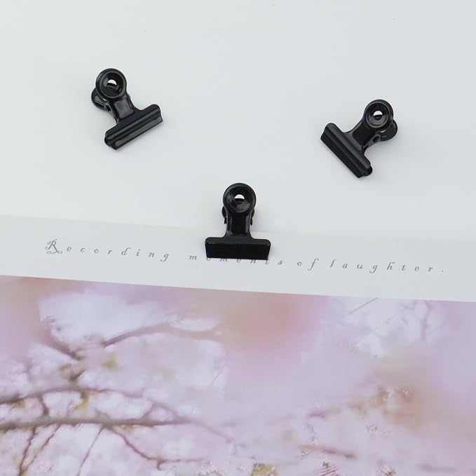Xiaoyztan 20 Pcs Small Binder Clips, 20 mm Bulldog Paper Clips Binder Bull Clip - Image 5
