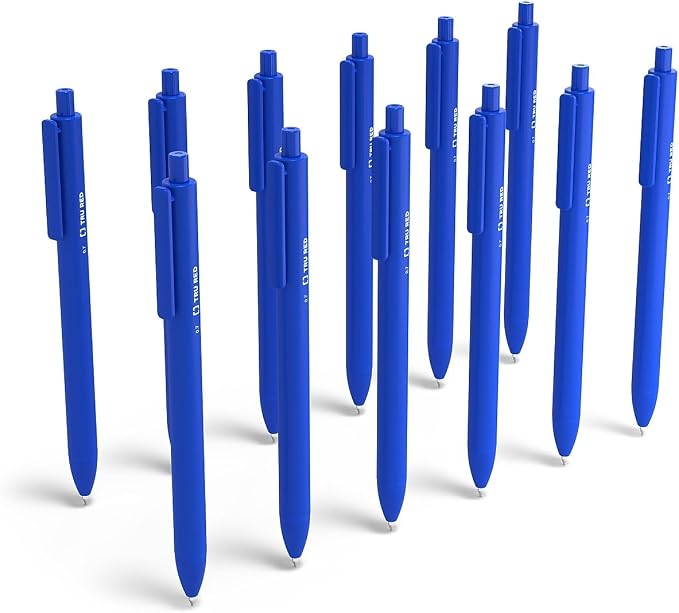 Staples TRU RED Retractable Gel Pens, Medium Point 0.7mm, 24 Pack by TRURED