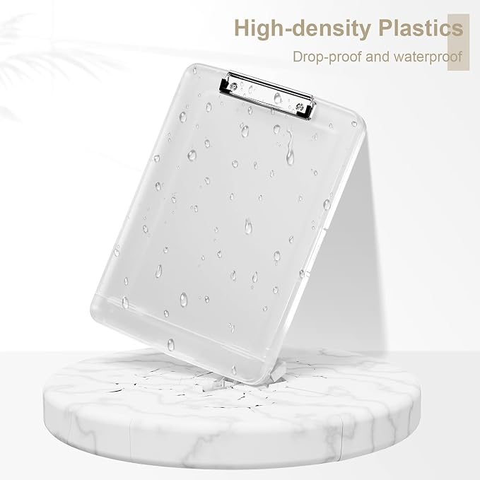 Piasoenc Clipboard with Storage, 8.5 x 11 Organization Box with Pen Holder and - Image 5