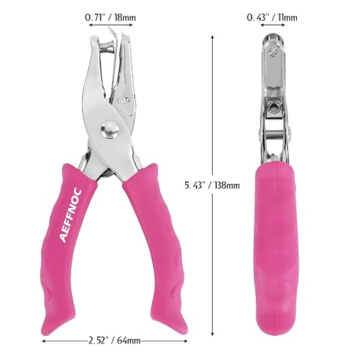 AEFFNOC Single Hole Punch, One Hole Puncher - Image 2