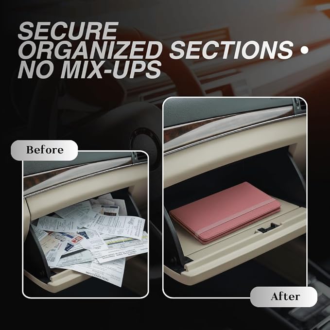 LINTRU 6-Pocket Car Registration & Insurance Card Holder - Image 5