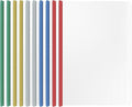 10 Sliding Bar Report Covers A4 Letter Holds 70 Sheets Multicolor | Sliding Bar by Quadafy