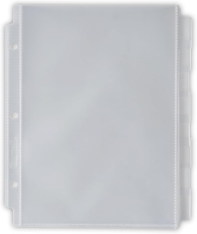 SAMSILL Tabbed Sheet Protector Family by Samsill