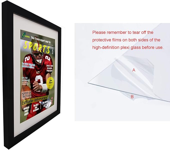 Goldfinch 2 Packs Sports Magazine Frames Displays Magazines Measuring 8.5 x - Image 5