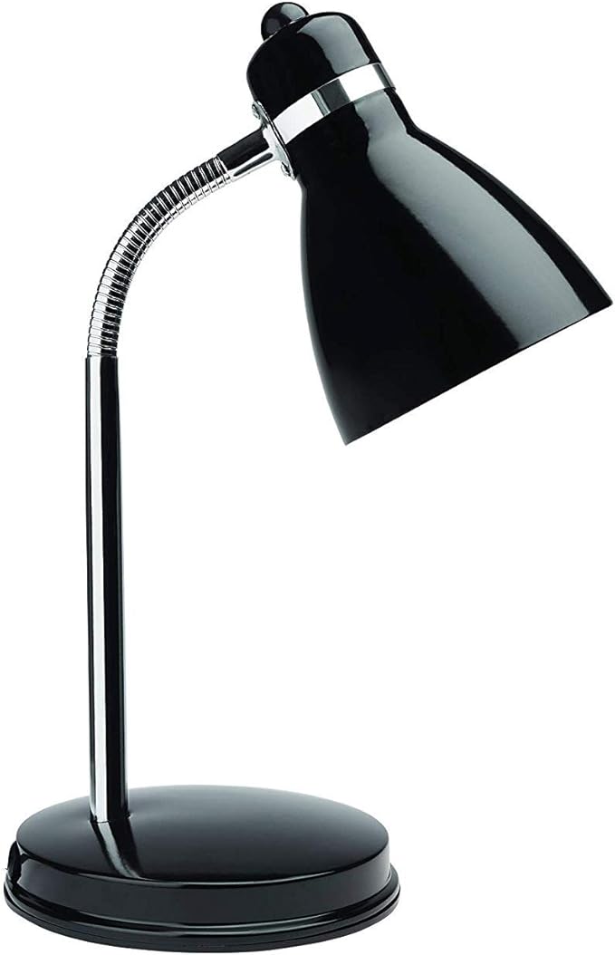 Newhouse Lighting NHDK-OX-BK Oxford Black Metal Flexible Classic Desk or Table - Image 2