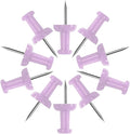 VAPKER Push Pins Tacks 120Pcs Solid Light Purple Thumb Tacks Larger Size Pin by VAPKER
