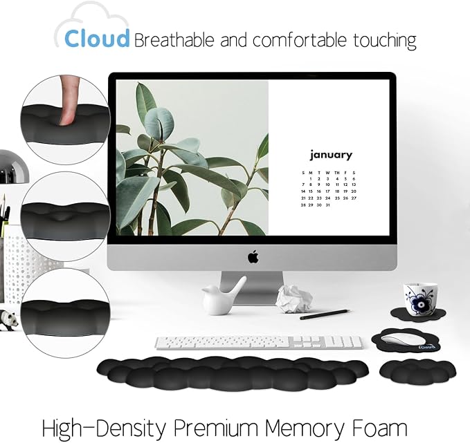 Cloud Wrist Rest Keyboard Palm Rest - Image 6