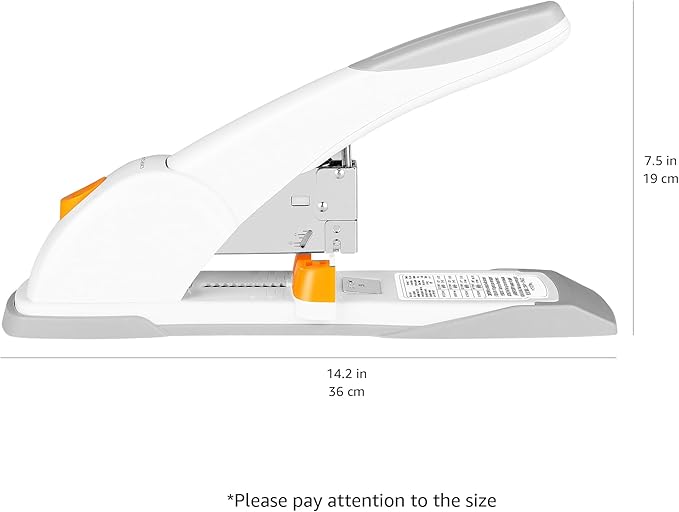 Amazon Basics Heavy-Duty Desktop Stapler, 130 Sheets High Capacity, Sturdy - Image 6