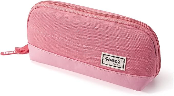 Sooez Wide-Opening Pencil Pen Case, Lightweight & Spacious Pencil Pouch Zipper - Image 2