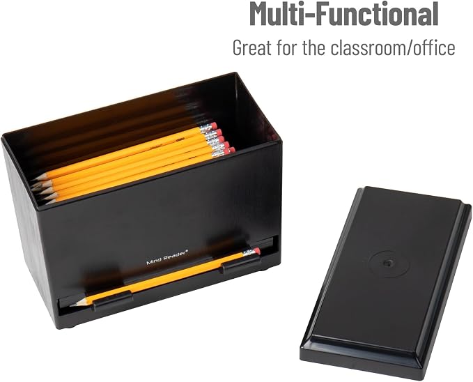 Mind Reader Compact Straw Dispenser or Pencil Dispenser, Countertop Organizer - Image 5
