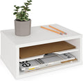 Ballucci File Organizer, 2-Tier Document Paper Sorter, Stackable Wood Desk by Ballucci