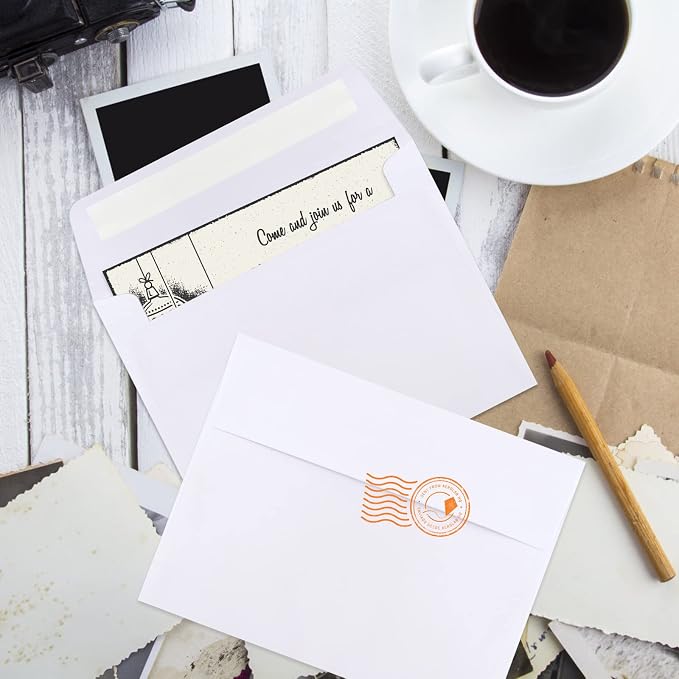 70 Packs Invitation Envelopes, A2 Envelopes White, Postcard Envelopes, Envelopes - Image 7