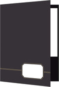 Oxford Monogram Executive Twin Pocket Folders, Letter Size, 4 Pack by Oxford