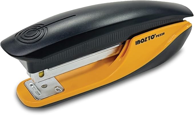 Ergonomic Stapler, 20 Sheet Capacity & 100 Staples Storage, by INOZTO