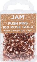 JAM PAPER Colorful Push Pins by JAMPaper
