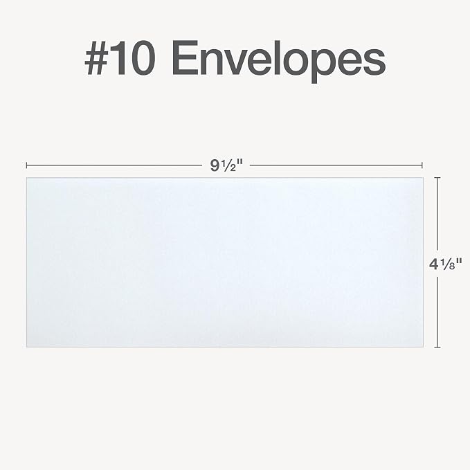 Columbian #10 Security Envelopes, 100 Pack, Self Seal Envelopes - Image 2