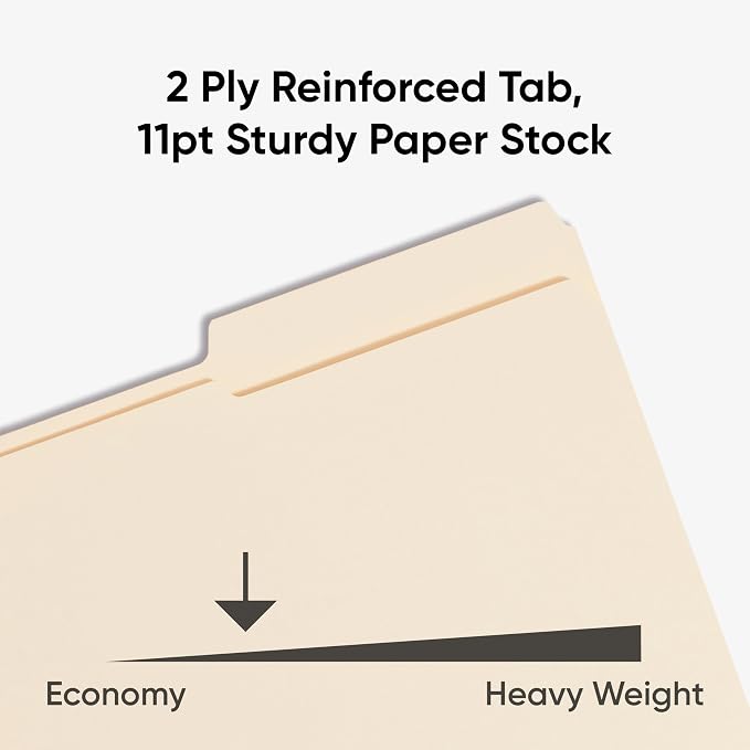 Smead Fastener File Folder, 2 Fasteners, Reinforced 1/3- Cut Tab, Legal Size - Image 5
