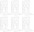 VFINE Withe Bookend 6-Piece, Tree Design Bookends by VFINE